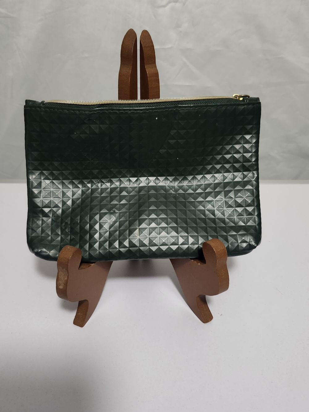 Ipsy Make Up Bag In Dark Green